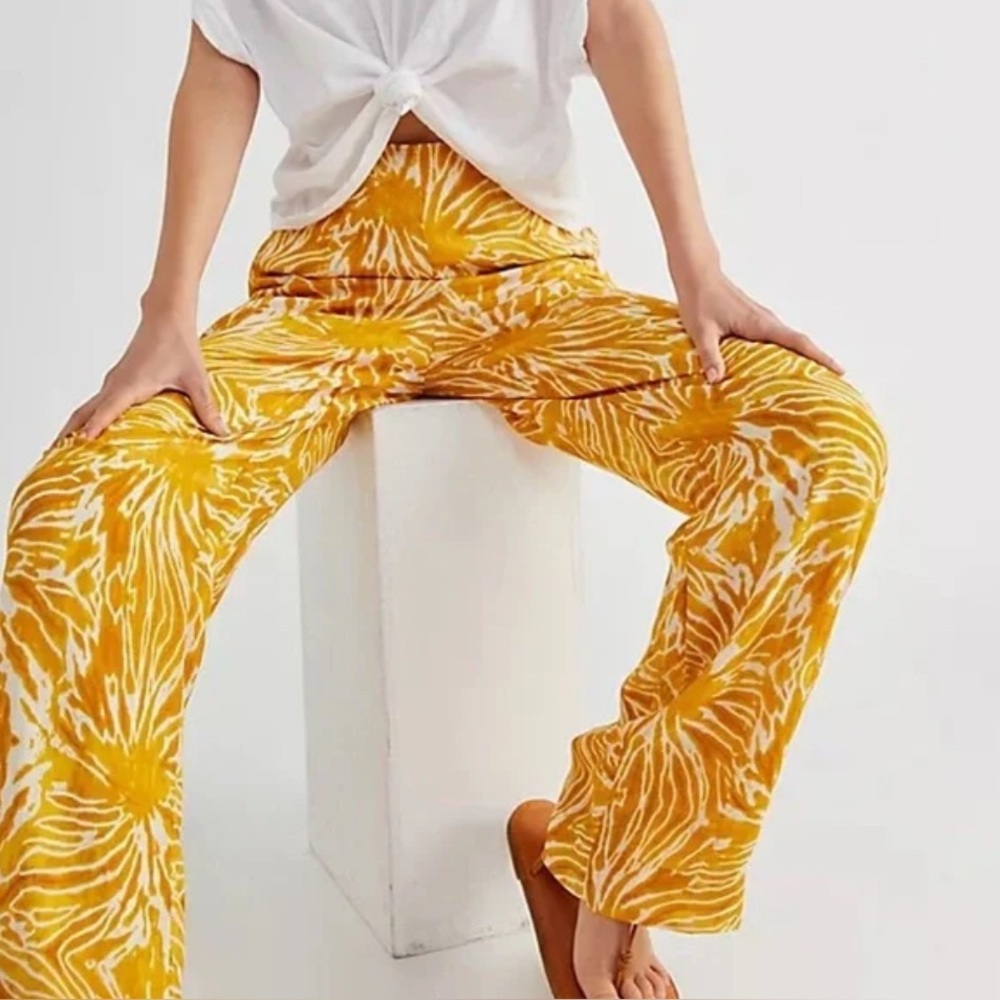 Scotch & Soda Maison Scotch pants XS Anthropologie tie-dye straight leg high